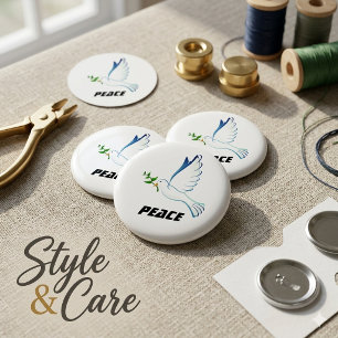 Peace Todler Tops & T - Shirt Button