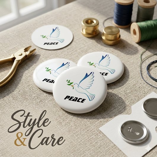 Peace Todler Tops & T - Shirt Button