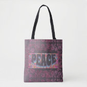 Peace Tote Bag Tasche (Vorderseite)