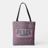Peace Tote Bag Tasche (Rückseite)