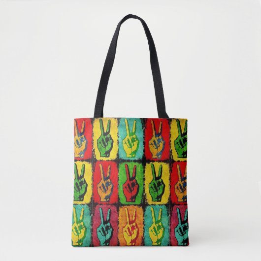 Peace Tote Bag Tasche (Vorderseite)