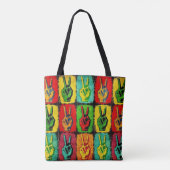Peace Tote Bag Tasche (Rückseite)