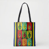 Peace Tote Bag Tasche (Vorderseite)