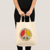 Peace Tote Bag Tragetasche (Vorderseite (Produkt))