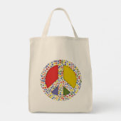 Peace Tote Bag Tragetasche (Rückseite)