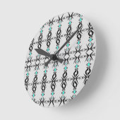 Peace ~ Tranquil Runde Wanduhr (Winkel)