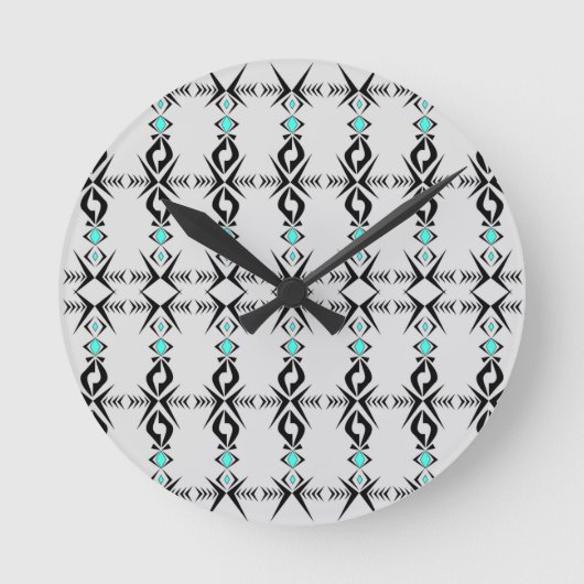 Peace ~ Tranquil Runde Wanduhr (Vorderseite)