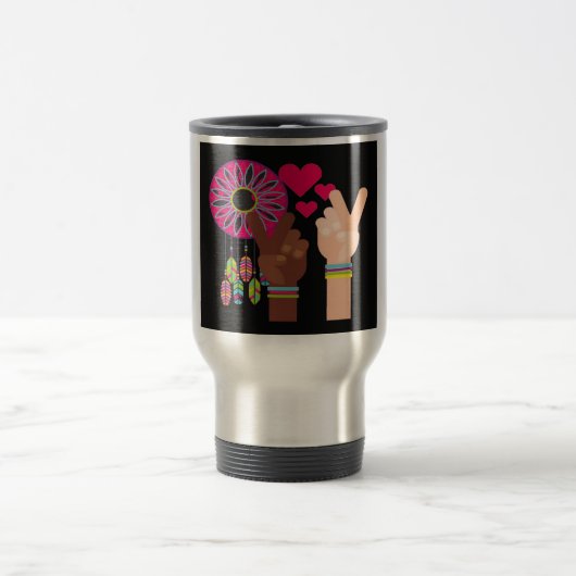 Peace Travel Mug Reisebecher (Mittel)