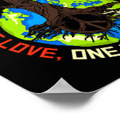 Peace Tree Love Environmental Protection Earth D T Poster (Ecke)