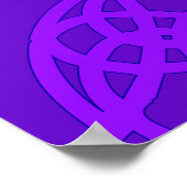 Peace Triquetra Poster (Ecke)