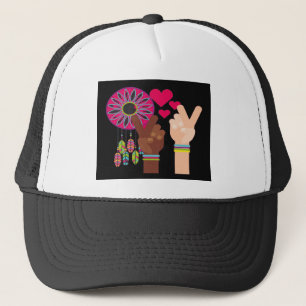 Peace Trucker Hat Truckerkappe