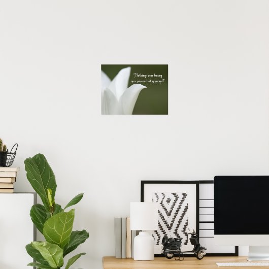 Peace Tulip Poster (Heimbüro)