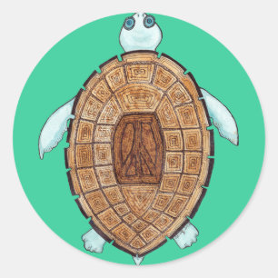 Peace Turt Sticker