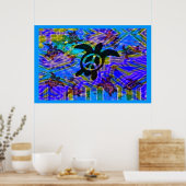 Peace Turtle Poster (Küche)