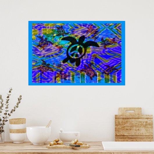Peace Turtle Poster (Küche)