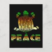 Peace Turtle Postkarte (Vorderseite)