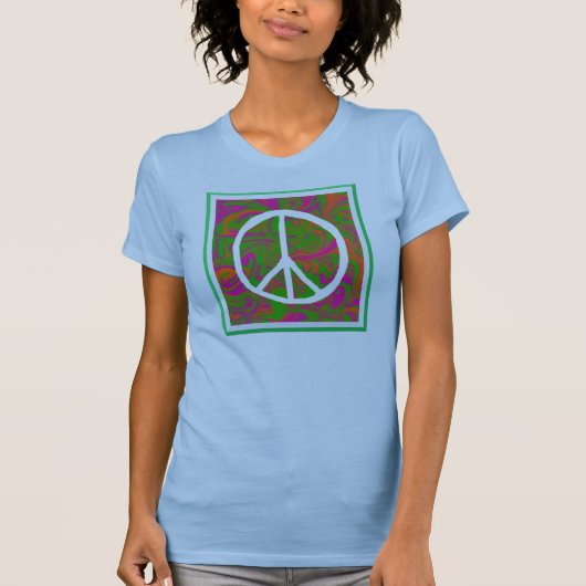 Peace Twofer Sheer T - Shirt (Vorderseite)