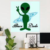 Peace Typ Poster (Heimbüro)