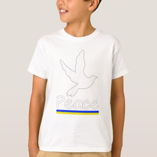 Peace - Ukraine T-Shirt (Vorderseite)