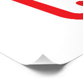 PEACE UNITY LIEBE: 20" x 20", Poster Paper (Ecke)