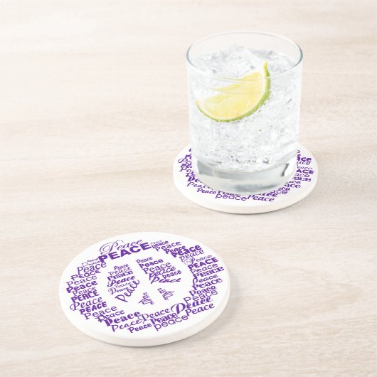 Peace Untersetzer (Seite)