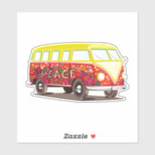 Peace van aufkleber (Blatt)