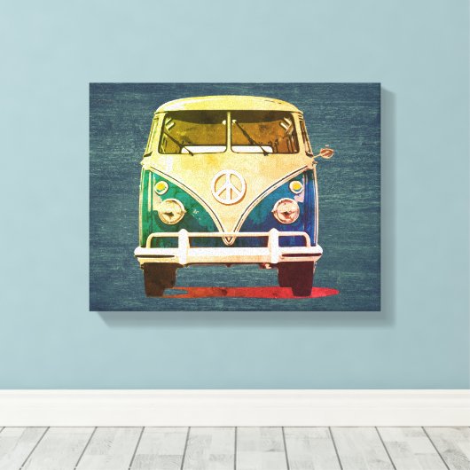 Peace Van Leinwanddruck (Insitu (Holzboden))