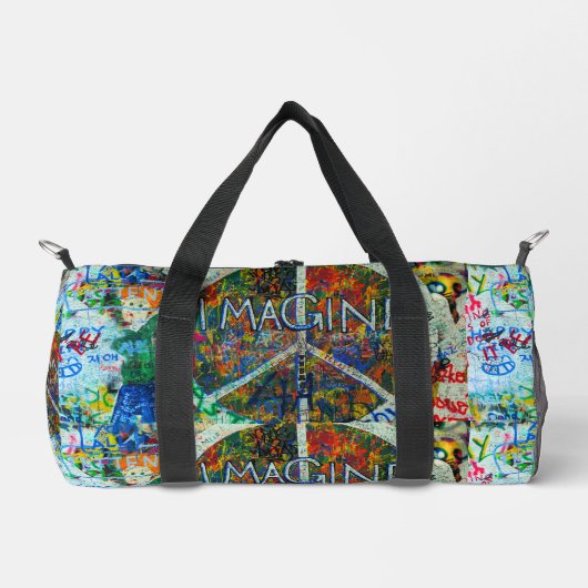 Peace Wall Art Duffle Bag (Vorderseite)
