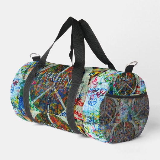 Peace Wall Art Duffle Bag (Rechte Ecke)