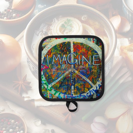 Peace Wall Art Topflappen