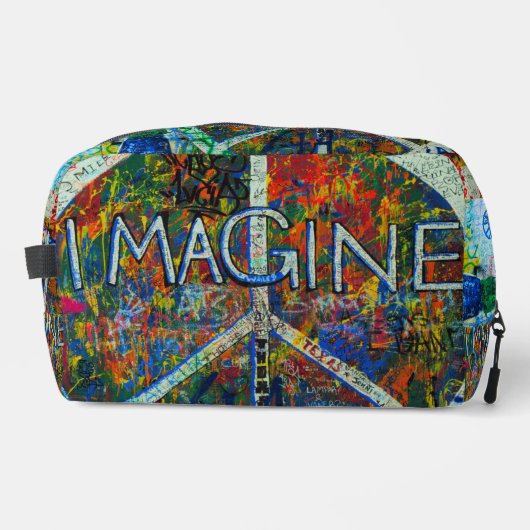 Peace Wall Art Waschbeutel (Vorderseite)