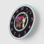 Peace Wall Clock Runde Wanduhr (Winkel)