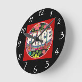 Peace Wall Clock Runde Wanduhr (Winkel)
