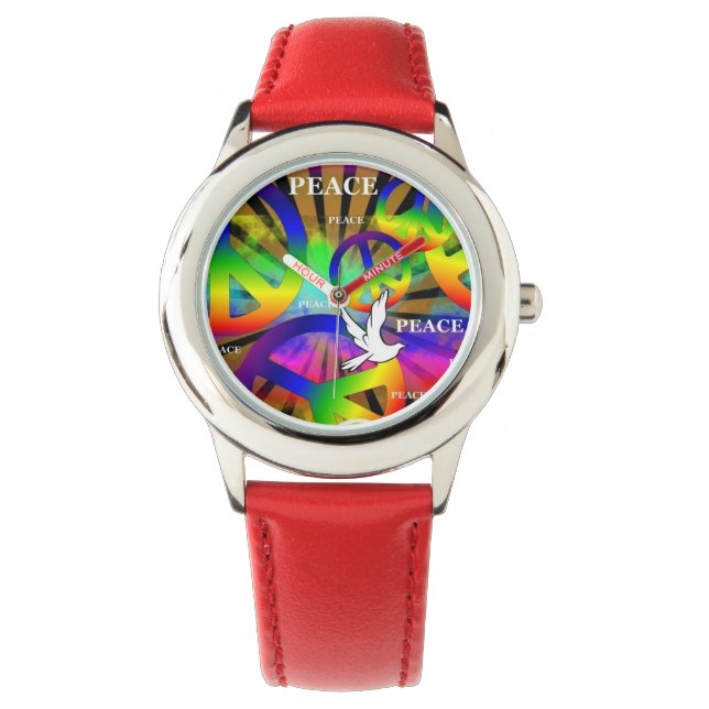 Peace Watch Armbanduhr (Vorderseite)