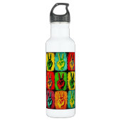 Peace Water Flasche Edelstahlflasche (Vorderseite)