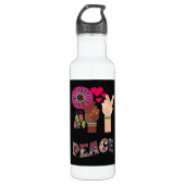 Peace Water Flasche Edelstahlflasche (Vorderseite)