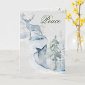 Peace Watercolor Dee auf der Klippe Karte (Gelbe Blume)