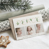 Peace Watercolor Frühjahr Weihnachten Drei Foto