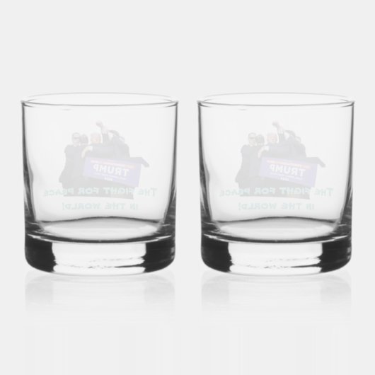 Peace Whiskey Glasses Whiskyglas (Rückseite)