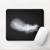 Peace White Feather Schöne Stille Mousepad (Mit Mouse)