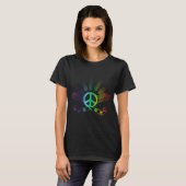 Peace Wings Rainbow T-Shirt (Vorne ganz)