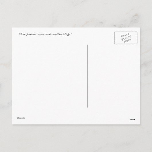 Peace Winter Solstice Feiertagspostkarte (Rückseite)