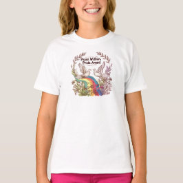 Peace Within, Pride Around – LGBTQ Camping Nature T-Shirt