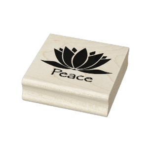 Peace Wood Art Briefmarke Gummistempel