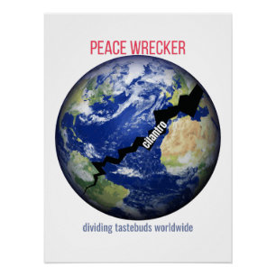 Peace Wrecker - Die Verteilung der Geschmacksricht Poster