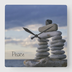 Peace Zen Rocks Uhr