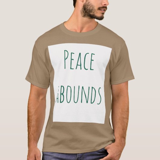 PeaceAbounds T-Shirt (Vorderseite)
