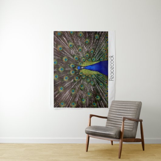 Peacecock Wandteppich (Beispiel)
