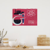 Peaceful Atom Chemistry - Matchbox Print Poster (Küche)