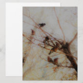 Peaceful Birds Flat Card (Vorne/Hinten)